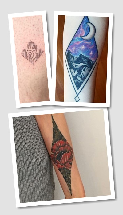 значення татуювання Ромб