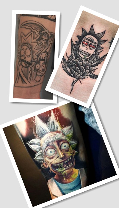 татуювання Рік і Морті