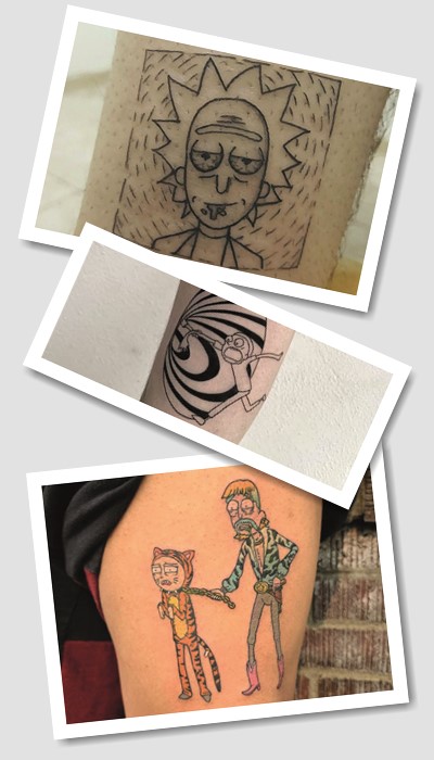 що означає тату Рік і Морті