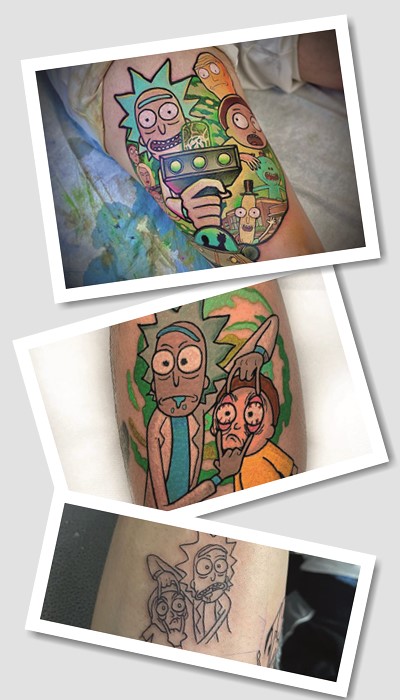 що означає татуювання Рік і Морті