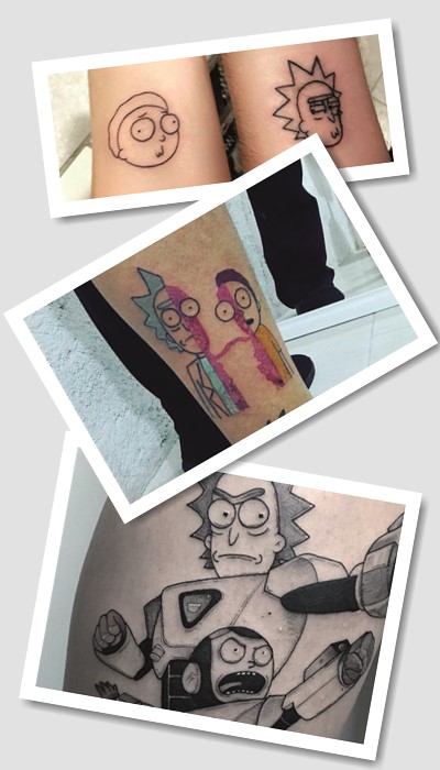 кому підійде татуювання Рік і Морті