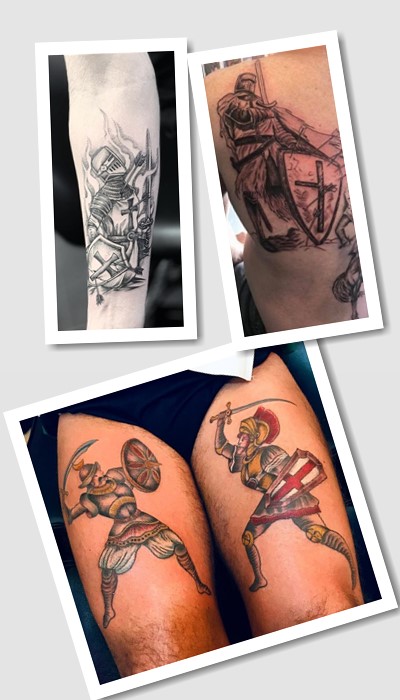 що означає татуювання хрестоносець