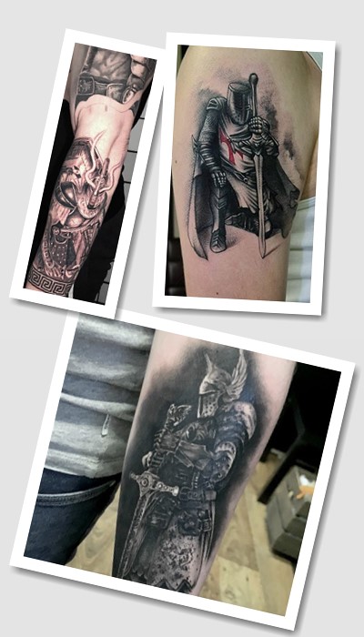 кому підійде татуювання хрестоносець