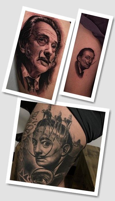 татуювання Сальвадор Далі у Києві