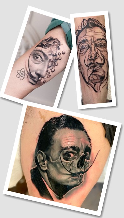 значення татуювання Сальвадор Далі