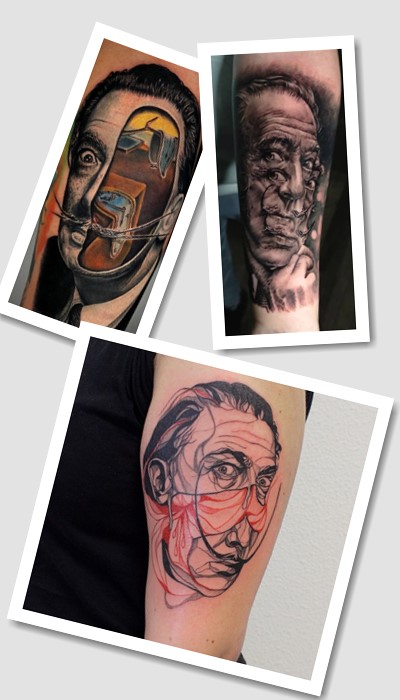 ідеї татуювання Сальвадор Далі