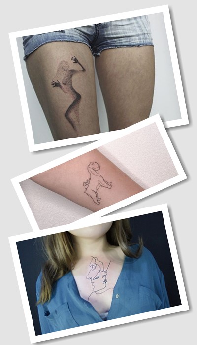 кому підійде тату Силует