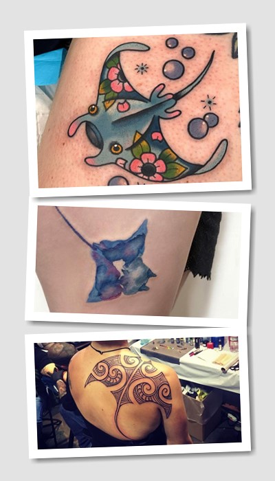 значення тату Скат манта