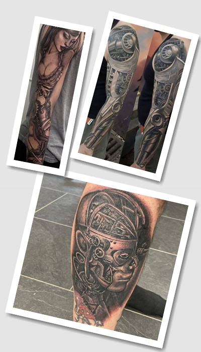 татуювання стімпанк