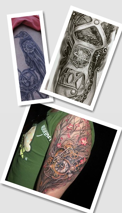 стімпанк тату 