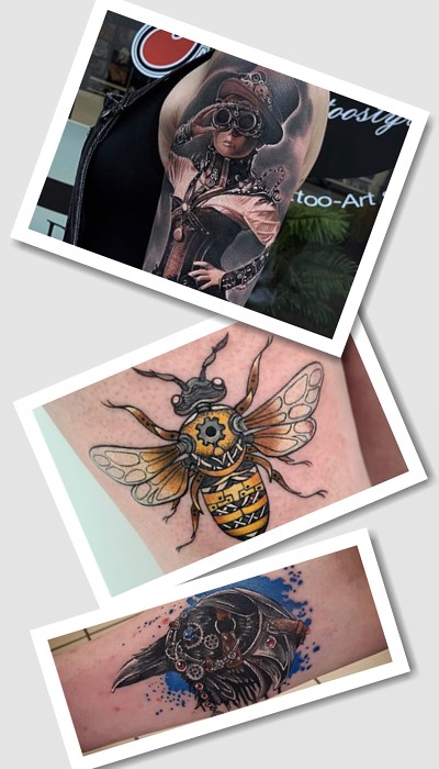 стімпанк татуювання