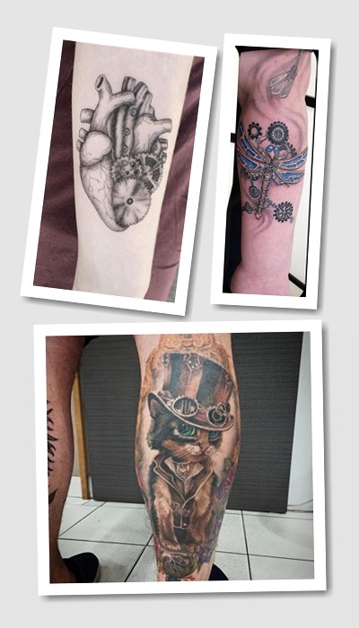 кому підійде стімпанк татуювання 