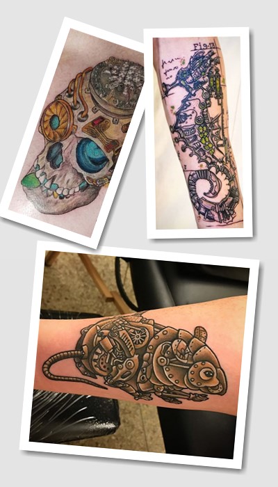 ідеї стімпанк татуювань