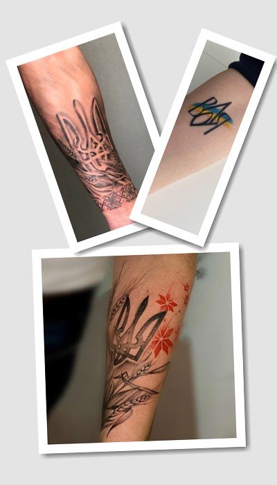 кому підійде татуювання герб України