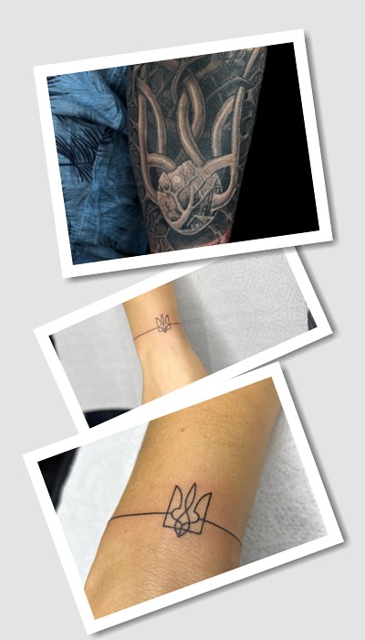 татуювання герб України у Києві