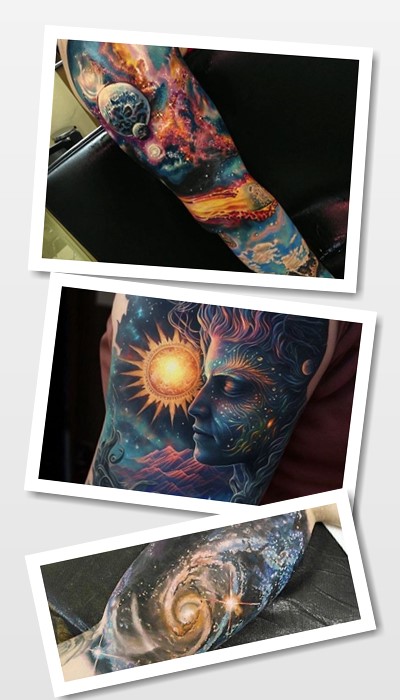 татуювання всесвіт