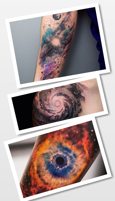 кому підійде татуювання галактика