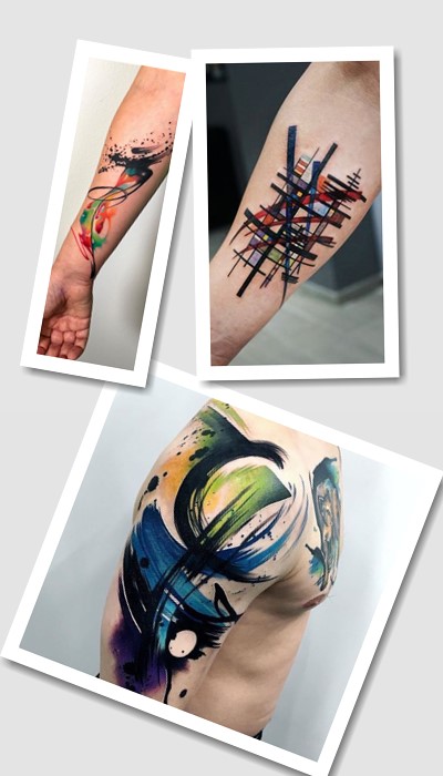 стиль татуювання абстракція