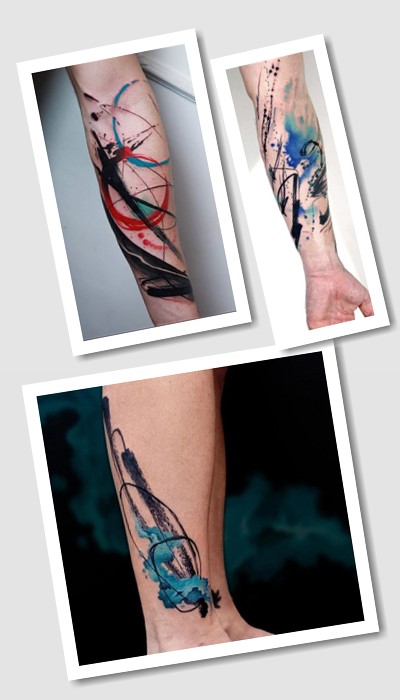 особливості тату абстракція