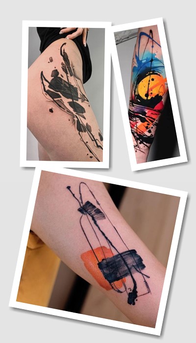 особливості татуювань абстракція