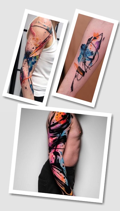 кому підійде тату абстракція