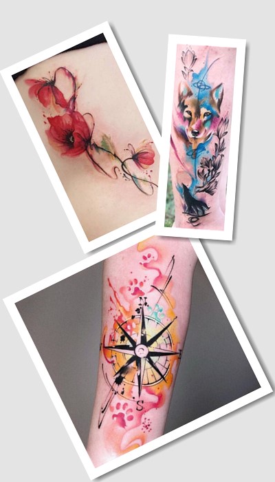 що означають акварель татуювання