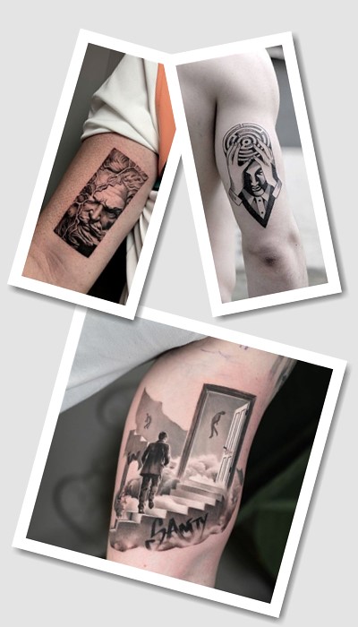 тату на біцепсі