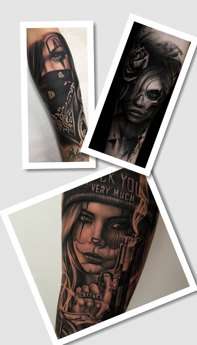стиль тату чикано