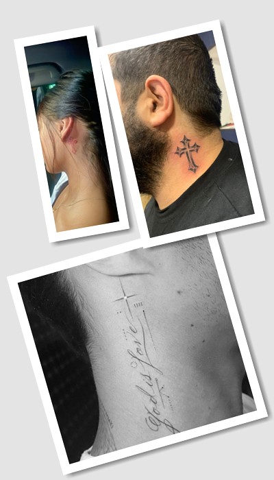 татуювання хрест на шиї у Києві