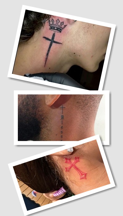 значення тату хрест на шиї