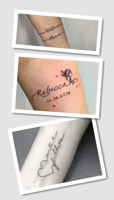 кому підійде тату Імена дітей