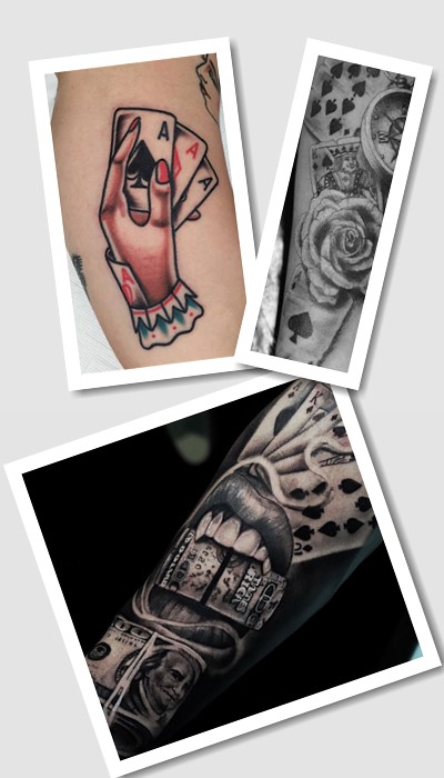 татуювання Гральні карти у Києві