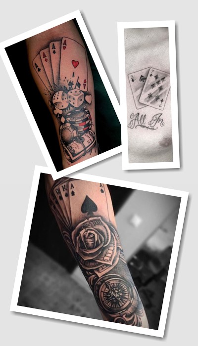 кому підійде татуювання Гральні карти
