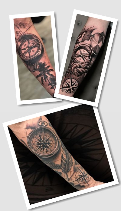 татуювання Компас