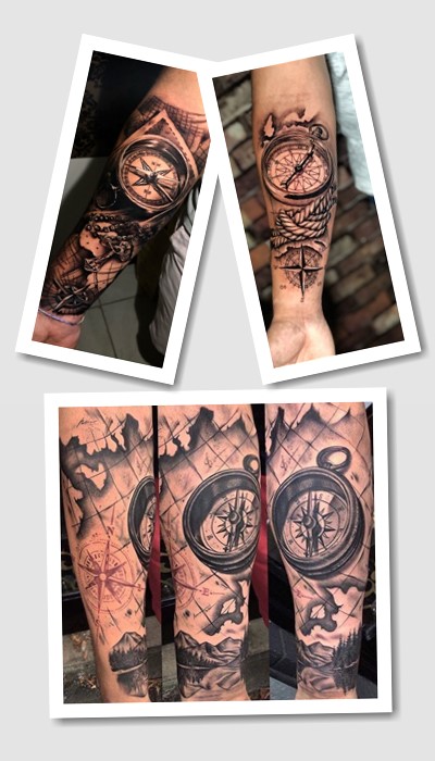 значення тату Компас