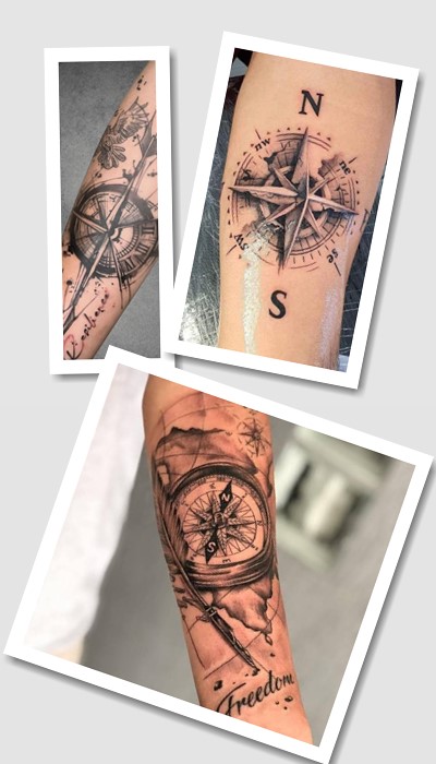 кому підійде тату Компас