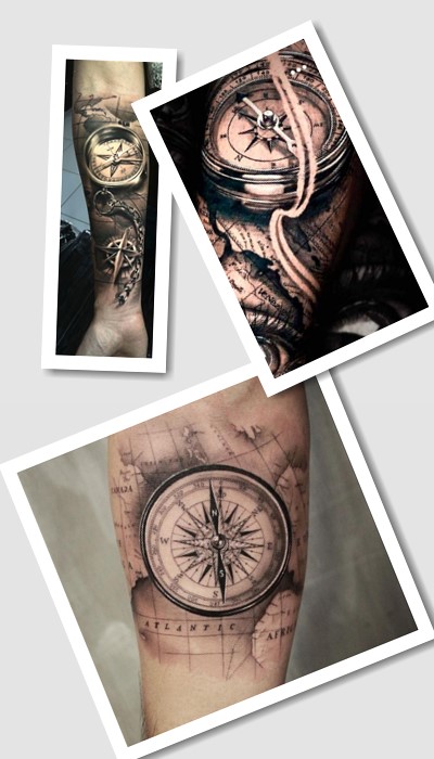 кому підійде татуювання Компас