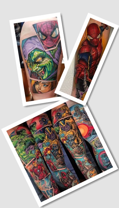 кому підійде тату супергерої 