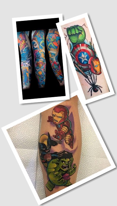 ідеї татуювання супергерої