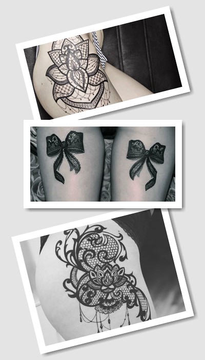 стиль тату мереживо