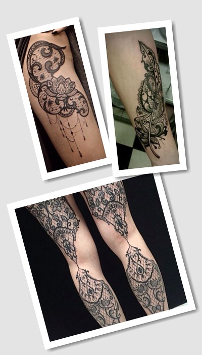 кому підійде тату мереживо