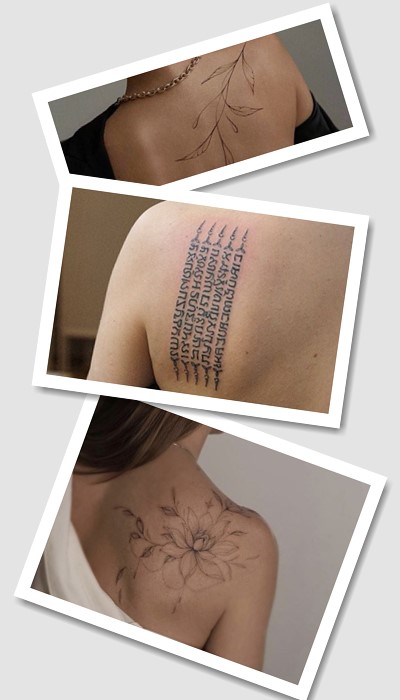 кому підійде татуювання на лопатці жіночі