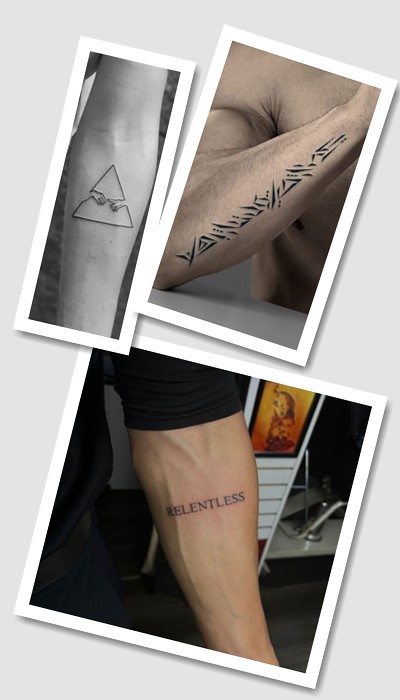 тату на руці чоловічі легкі