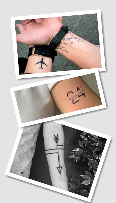 кому підійде тату на руці чоловічі легкі