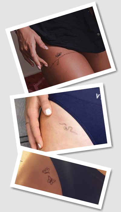 кому підійде тату маленькі на стегні