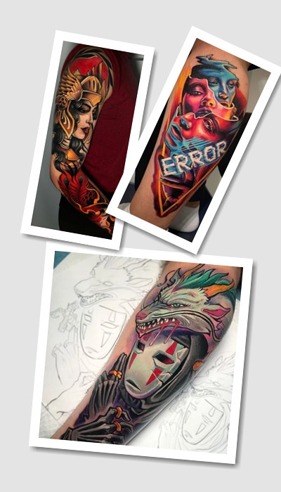 нео традишнл татуювання у Києві