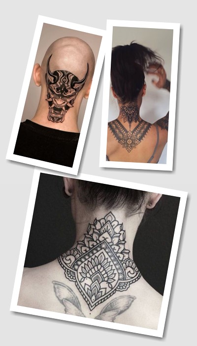 кому підійде тату на потилиці