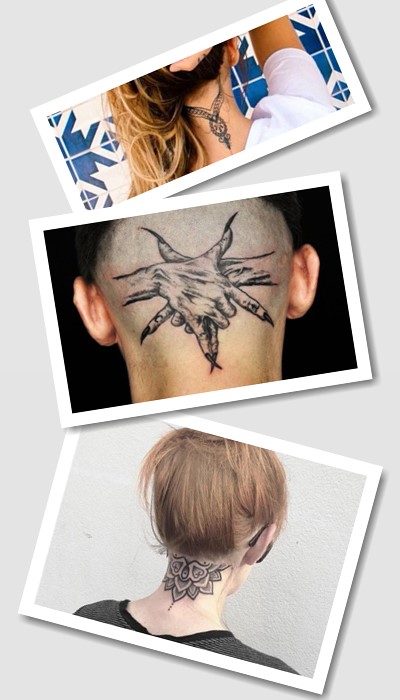 ідеї татуювання на потилиці