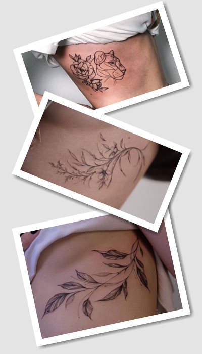 кому підійде татуювання на боку жіночі