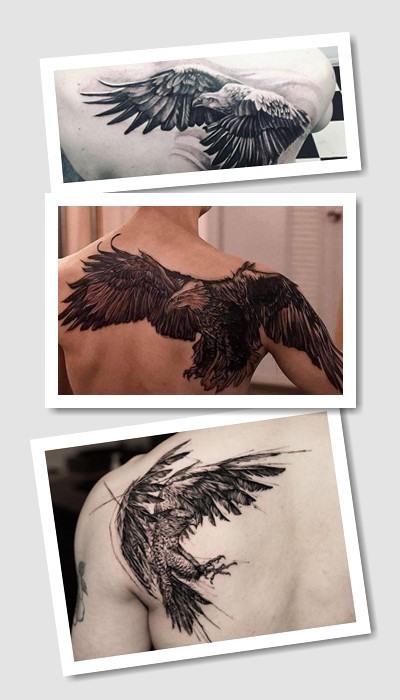 кому підійде тату на лопатці чоловічі